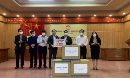 VINAHUD supports the Covid-19 prevention and control in Hoa Binh